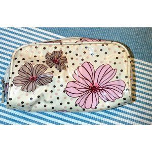 Victorias Secret VS Cosmetic Accessories Pouches Bag Floral Print Pink Women's